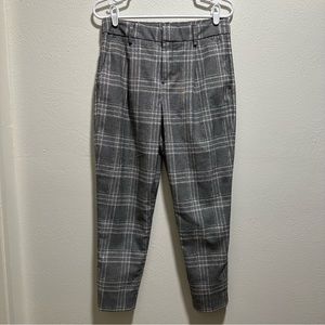 Banana Republic,size 4 Gray plaid work pant.